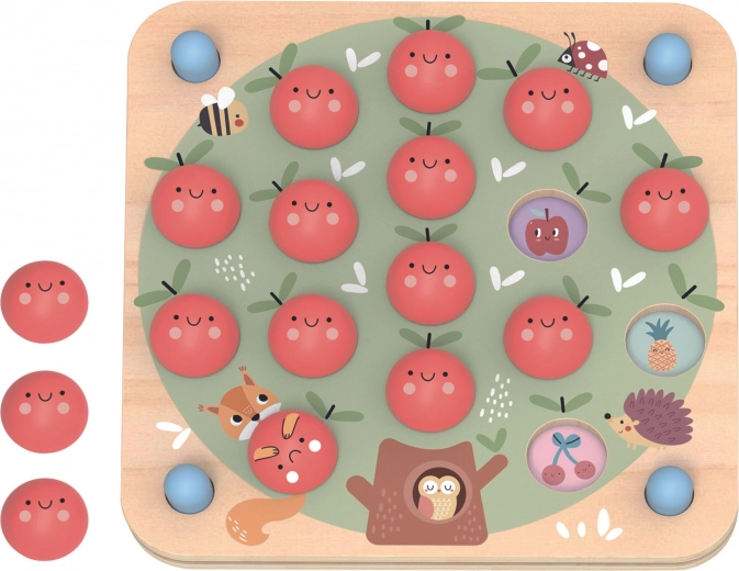 Juego de memoria de madera Manzanitas TOOKY TOY
