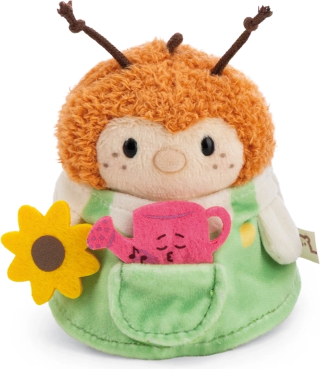 Nici MyMochi abejorro de peluche Hadshi 8 cm con regadera y disfraz de jardinero