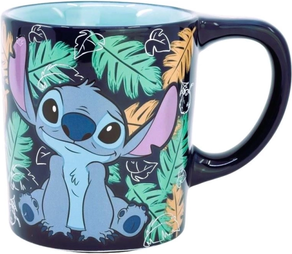 Taza de cerámica segura Stor Lilo y Stitch con Smartgrip 300 ml