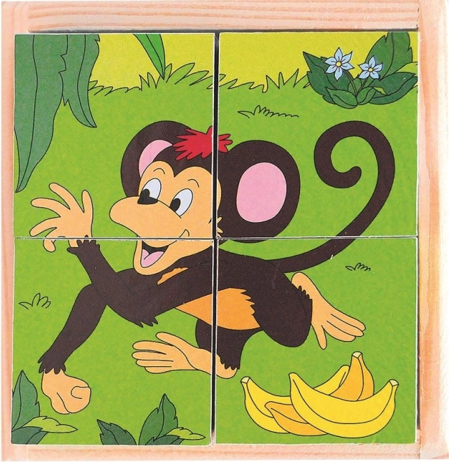 Cubos rompecabezas Zoo