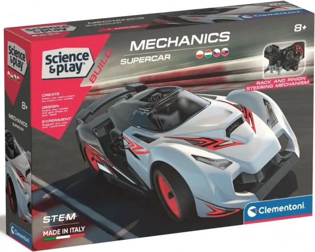 Clementoni laboratorio mecánico – coche de carreras