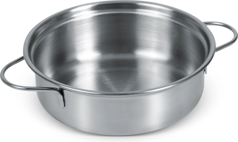 Olla resistente para cocinar y servir durante el juego