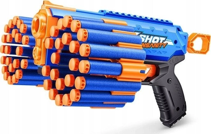 Diseño llamativo y estilo de acción de la serie X-Shot Insanity