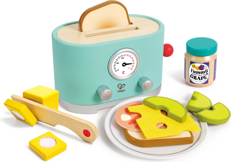Tostadora infantil emergente con efectos de sonido