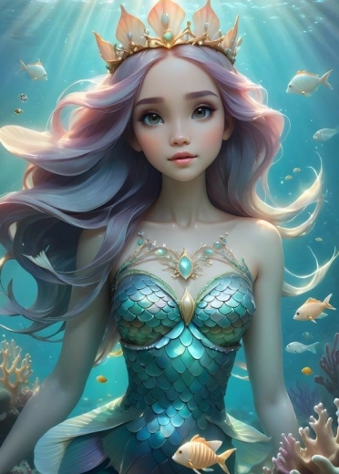 Puzzle Sirena hermosa 300 piezas BLUEBIRD