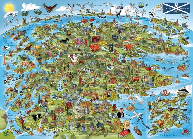 Puzzle Esto es Escocia 1000 piezas