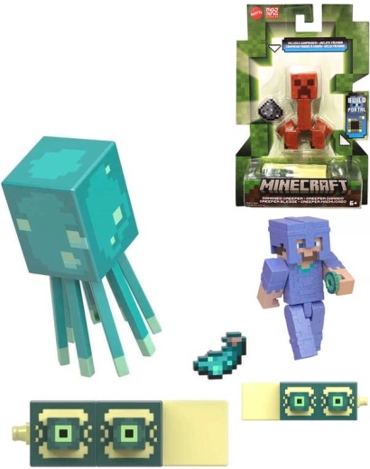 Figura articulada de Minecraft de 8 cm con accesorio (varios tipos) - 1 unidad