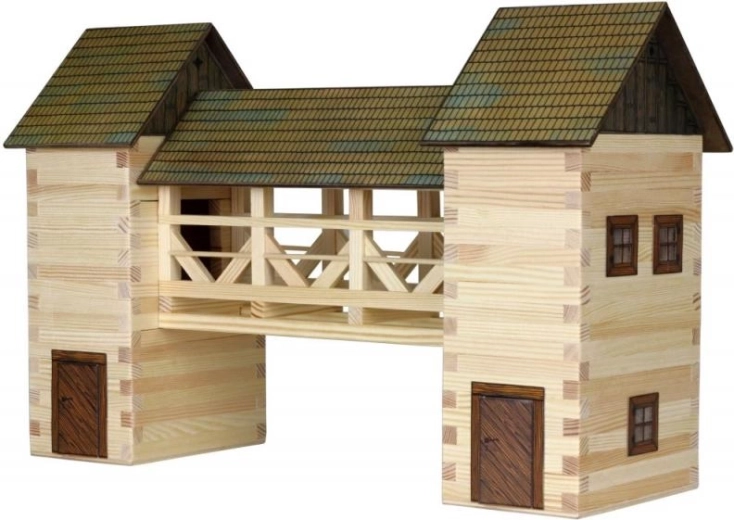 Kit de construcción de madera para pegar Puente WALACHIA