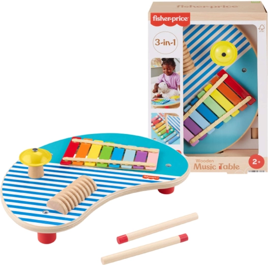 Mesa musical de madera Fisher-Price