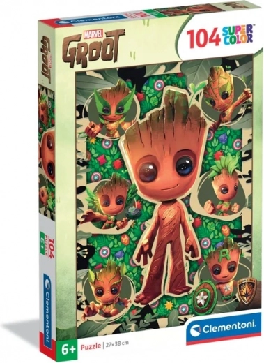 Puzzle Clementoni Super Color de 104 piezas – MARVEL Groot