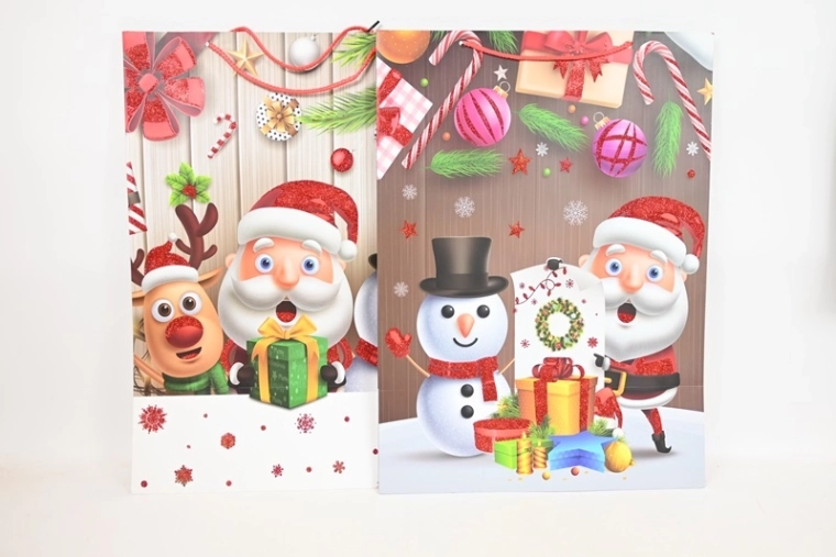 Bolsa de regalo con motivo festivo XL - 1 unidad