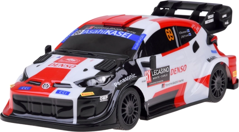 Aspecto realista del Toyota GR Yaris WRC a escala 1:14