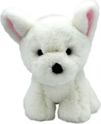 Perrito de peluche blanco 27 cm