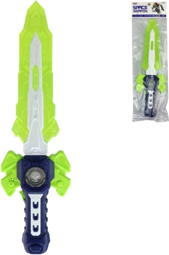 Espada infantil espacial luminosa con sonido 49 cm - 1 pieza