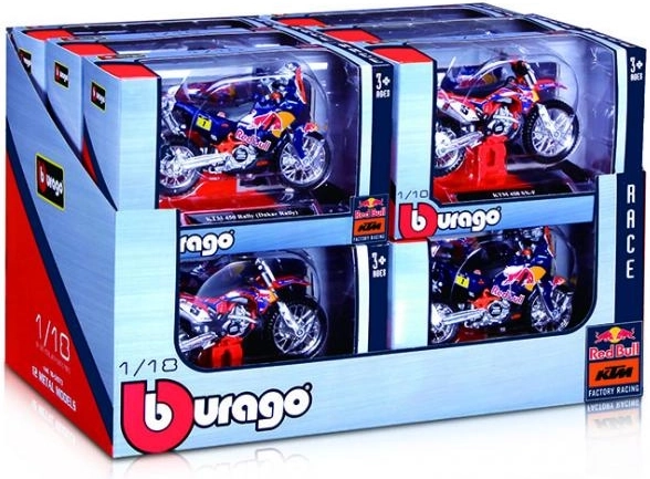 Moto Bburago Red Bull 1:18 modelo metálico