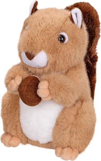 Ardilla de peluche con nuez 22 cm