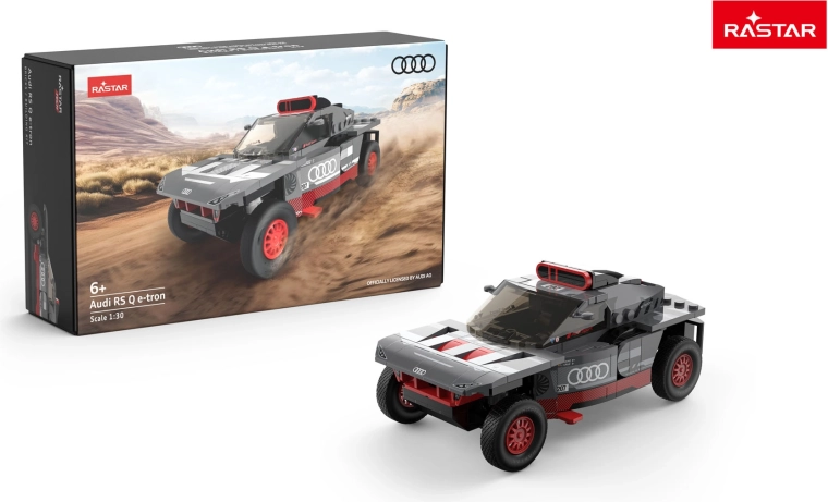 Kit de construcción coche Audi RS Q e-tron 1:30 gris Rastar - 1 unidad