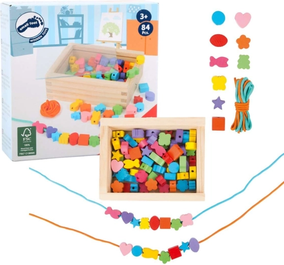 Cuentas de madera para ensartar Small Foot
