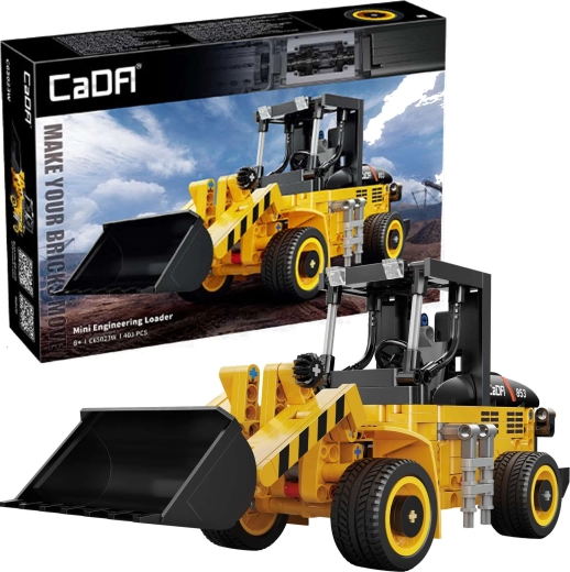 Set de construcción CaDA mini cargadora, 403 piezas