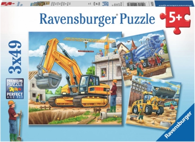Puzzle de grandes máquinas de construcción Ravensburger