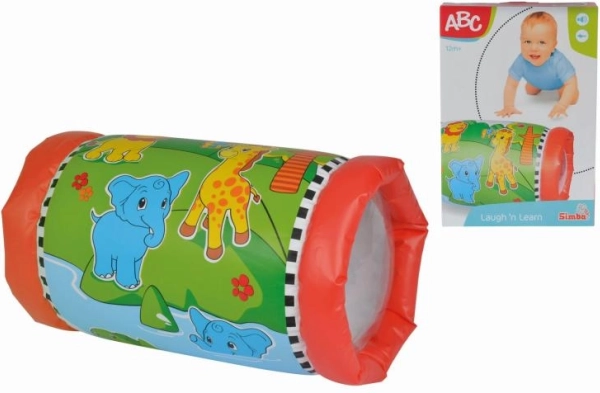 Rodillo inflable para ayudar a gatear con animalitos