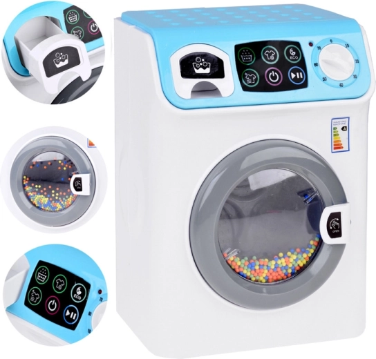 Lavadora automática infantil con panel táctil y sonidos