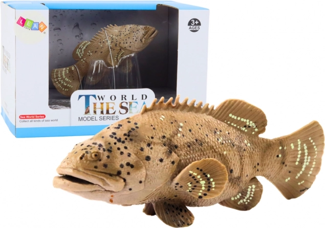 Figura de pez marinero Goliata, gris 11 cm
