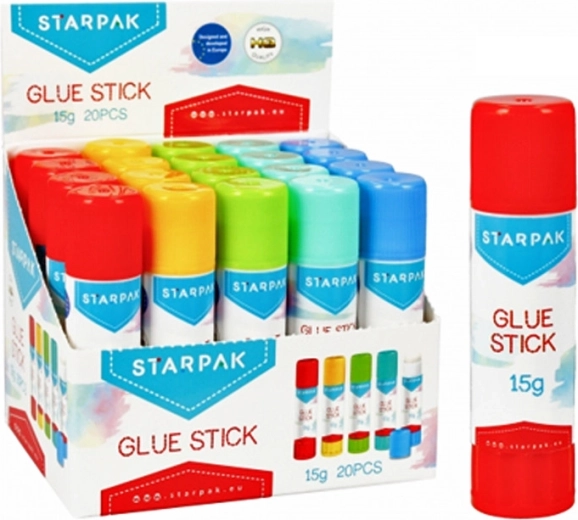 STARPAK barra de pegamento 15 g con funda de color - 1 pieza