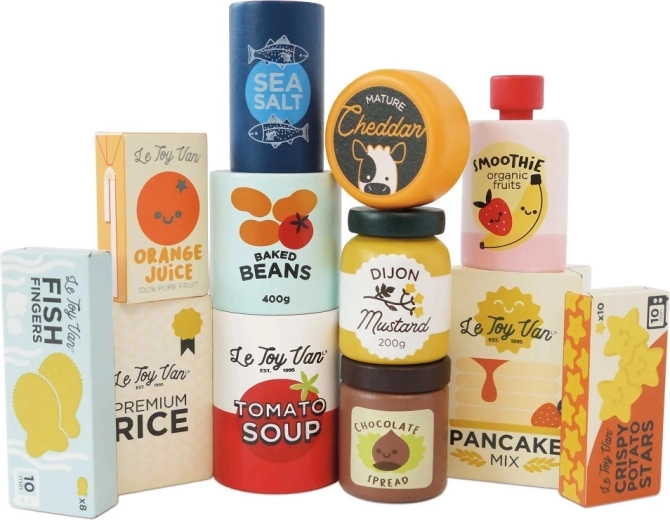 Le Toy Van Set de alimentos de madera para niños