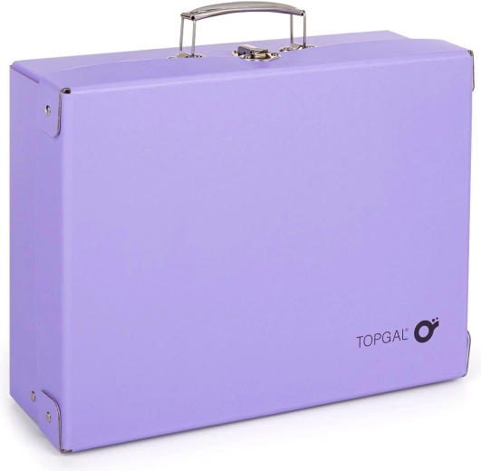 Maletín para material de arte Topgal morado