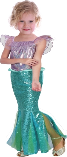 Disfraz infantil de sirena (altura 92–104 cm) – Sparkys