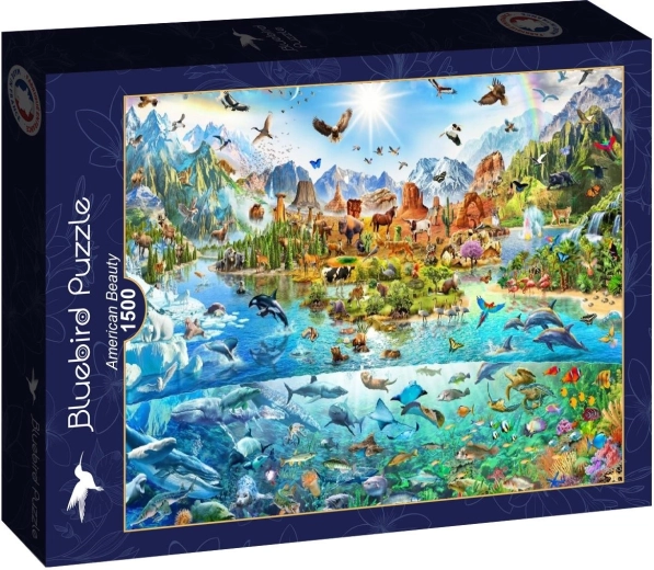 Puzzle Bluebird Belleza americana 1500 piezas - 1 unidad