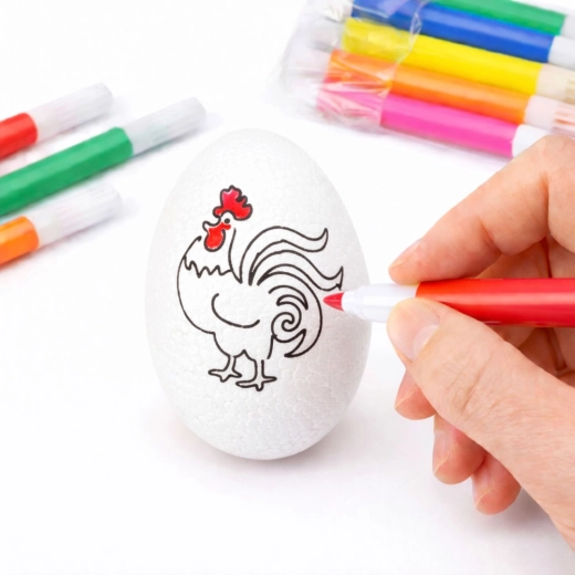 Motivo de gallo preimpreso