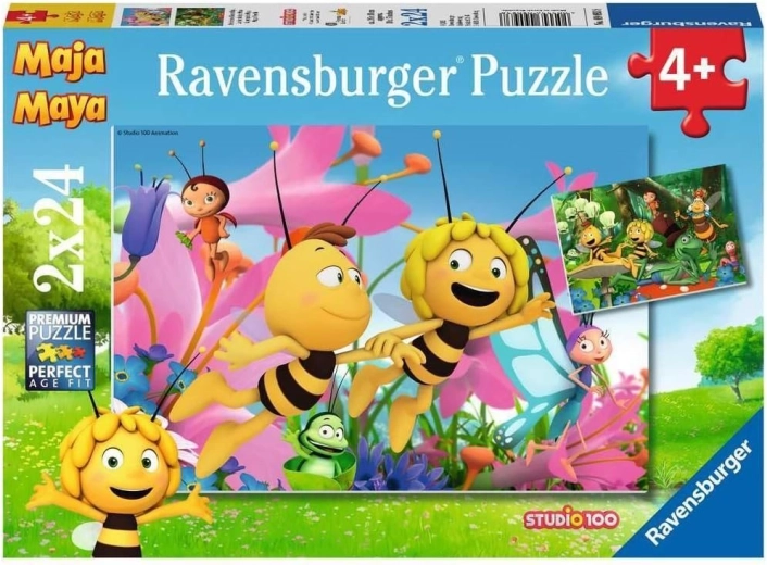 Puzzle Ravensburger Abeja Maya 2x24 piezas