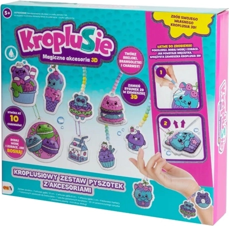 EPEE Kroplusie set creativo de colgantes (charms) pyszotek 10 uds.