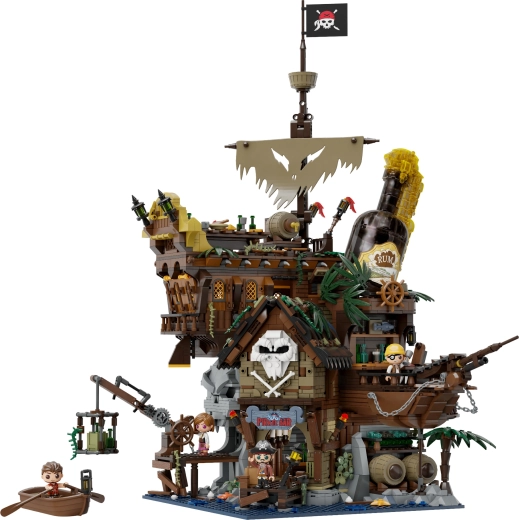 Gran set con minifiguras y bote