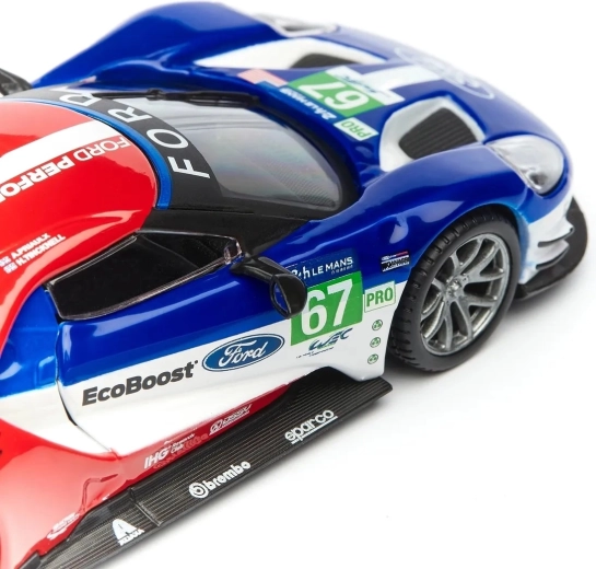 Gráfica de carreras auténtica Le Mans #67