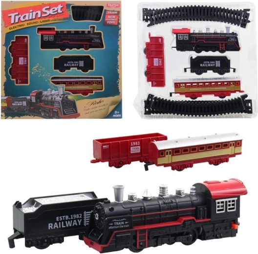Tren de juguete a pilas para niños