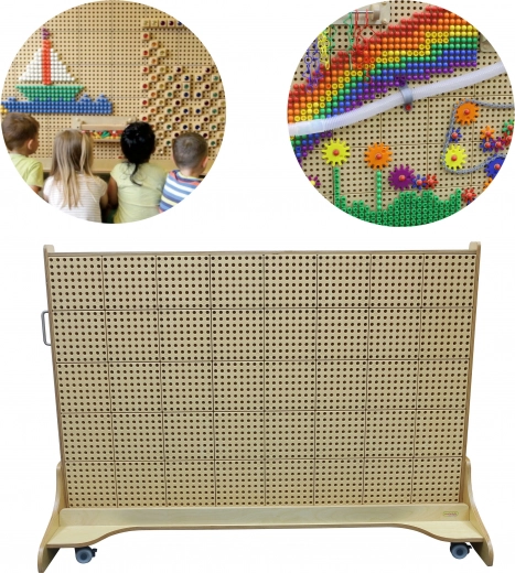 MASTERKIDZ tablero creativo STEM independiente 166 × 125 cm