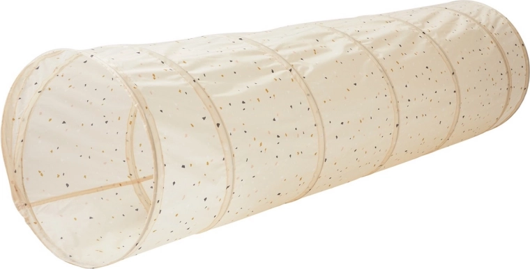 Túnel infantil 3 Sprouts recycled terrazzo beige - 1 unidad