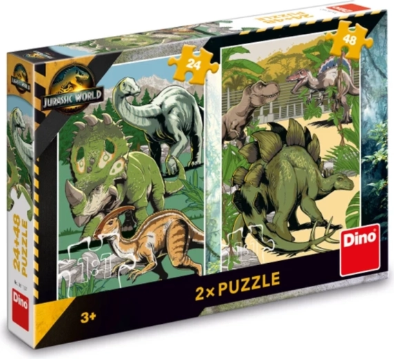 Jurassic World: puzzle infantiles 24 y 48 piezas