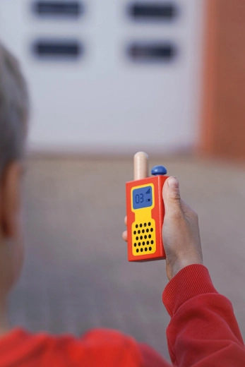 Walkie-talkie para la comunicación infantil durante la intervención