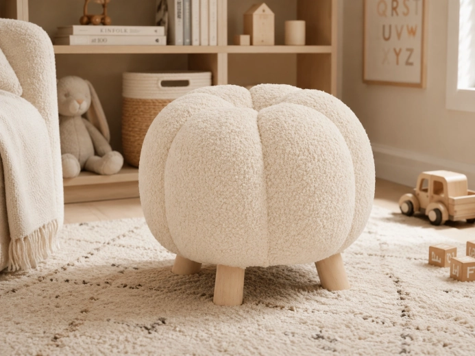 Base estable con patas de madera
