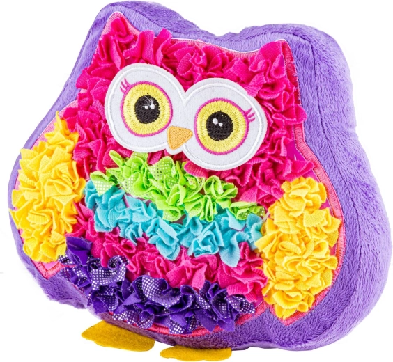 Efecto 3D de colores y peluche suave