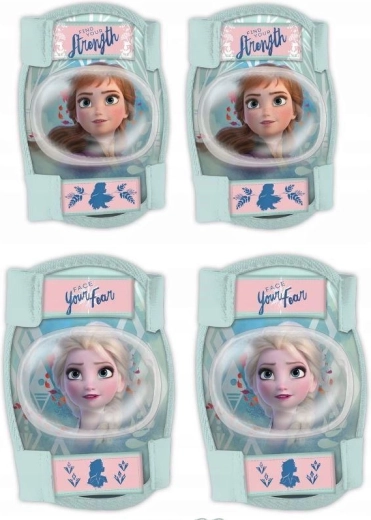 Set infantil de protectores de rodillas y codos Disney Frozen (4 uds.)