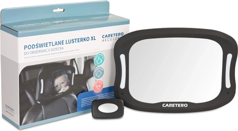 Espejo infantil retrovisor para coche con iluminación XL CARETERO
