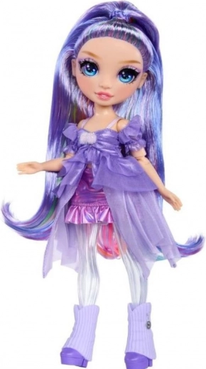 Muñeca Rainbow High con slime y purpurina Violet Willow