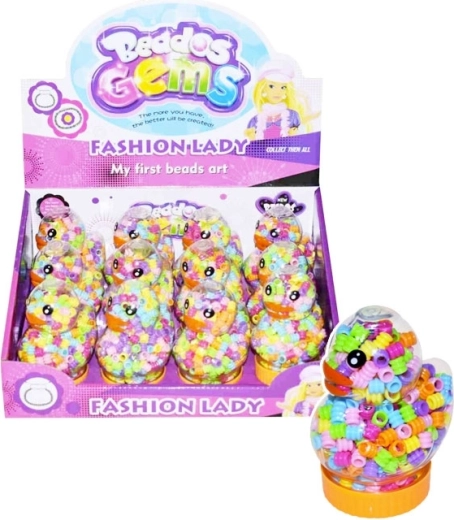 Cuentas patito – set para ensartar