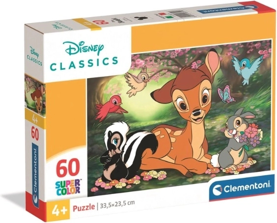 Puzzle Clementoni SuperColor Bambi 60 piezas