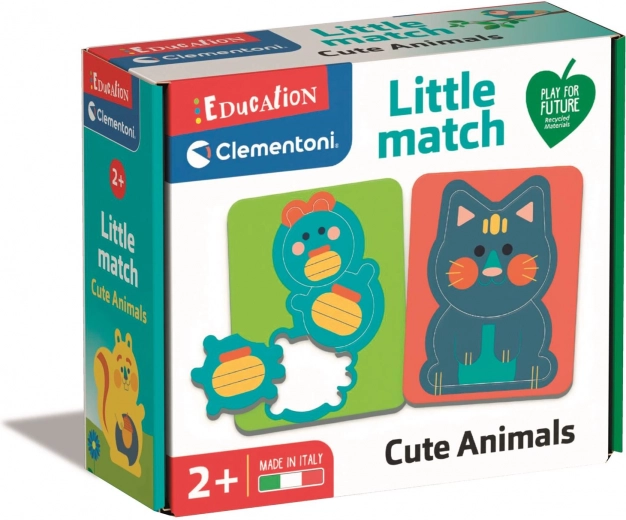 Dopasowanka adorables animalitos CLEMENTONI – rompecabezas de madera para los más pequeños
